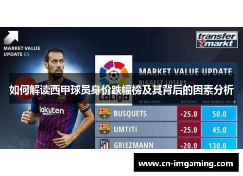 如何解读西甲球员身价跌幅榜及其背后的因素分析